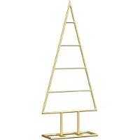 Syfax Metall Weihnachtsbaum Gold 60 cm Pulverbeschichteter Stahl