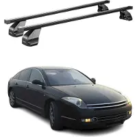 Menabo Dachträger Grundtäger für Citroen C6 2005-2012 75kg Stahl Schwarz 2 tlg