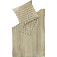Schöner Wohnen Kollektion SCHÖNER WOHNEN-Kollektion Winter Bettwäsche SOFT STRIPE Beige 155 x 220 cm