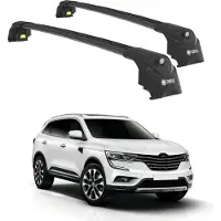 TURTLE DACHTRÄGER AIR-2 , Schwarz RENAULT KOLEOS ALL 2017 - 2024 (SUV)