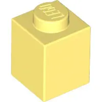 LEGO 50 Stück , Teile Nr. 3005 in Helles Hellgelb (Bright Light Yellow)