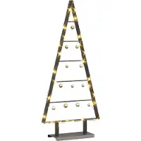 vidaXL "SALE 2026" Metall Weihnachtsbaum mit Ständer Schwarz 90 cm Stahl - Künstliche Weihnachtsbäume DE5595893
