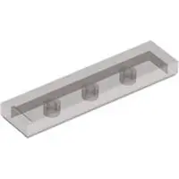 LEGO 25x Fliese 1x4, transparentes Braun