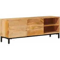 Syfax Stauraumschränke Braun 110 x 30 x 40 cm Massivholz Mango