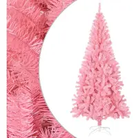 Syfax Künstlicher Weihnachtsbaum mit Ständer Rosa 180 cm PVC