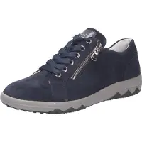 Waldlaufer Damen Schnürschuhe, blau(deepblue (021)), Gr. 5