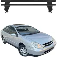 Menabo Dachträger Grundtäger für Citroen C5 2000-2007 50kg Alu Schwarz 2 tlg