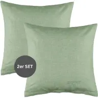 Esprit Renforcé-Bettwäsche-Set "Harp" in Mint | Gr.: 40x40 cm