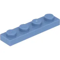 LEGO 1x4 Platte 3710 - 50 Stück Sandblau