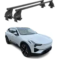 Menabo Dachträger Grundträger für Polestar 2 2020-2025 Stahl Schwarz 2tlg