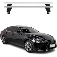 Menabo Dachträger Grundtäger für Lexus GS L10 2011-2020 50kg Alu Silber 2 tlg