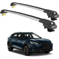 TURTLE DACHTRÄGER AIR-1 CUPRA FORMENTOR ALL 2020 - 2024 Raised Rails , Silber
