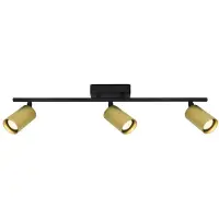 ITALUX Strahlerlampe TRIS SPL-46829-3-BK-GD
