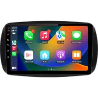 AWESAFE 64GB Autoradio Carplay für Smart 453 Fortwo Forfour 2014-2019 Android Navi Bluetooth GPS DAB+
