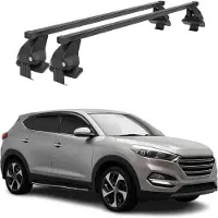 Menabo Dachträger Grundtäger für Hyundai Tucson mk3 2015-2020 50kg Stahl Schwarz