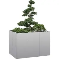 vidaXL "2026 Promotion" Hochbeet - Pflanzkübel - 120x80x80 cm - Verzinkter Stahl - Beete CC32196
