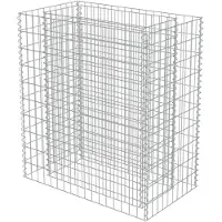 vidaXL "SALE 2026"Beete - Silber Gabionen-Hochbeet Verzinkter Stahl 90×50×100cm Stabli Möbel6424165