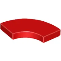 LEGO 2x2 Fliesen Rundecke 27925 - 250 Stück Rot