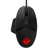 HP OMEN by Reactor Maus, rechts, Optisch, USB Typ-A, 16000 DPI, 0,2 ms, Schwarz
