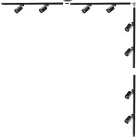 Zumaline Schienenstrahler-Set 8x GU10 4 m schwarz Tore Track 3584