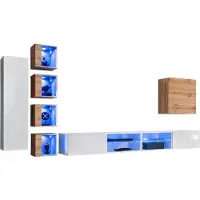 Xl Moebel Gmbh Wohnwand Designer Schrank Wand Regale Sideboard Wandschrank Wohnzimmermöbel