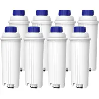 Waterdrop Filterkartuschen, Ersatz für De'Longhi Wasserfilter DLSC002, Kompatibel mit De'Longhi Magnifica S, Eletta Explorer(8)