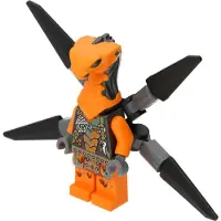 LEGO Ninjago Flug-Viper Schlangenkämpfer Konstruktionsspielzeug mit Jetpack