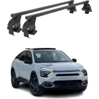 Menabo Dachträger Grundtäger für Citroën C4 mk3 2020-2025 75kg Schwarz Stahl 2x