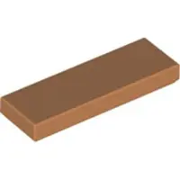 LEGO 50 Stück Teil Nr. 63864 in Mittel Nougat (Medium Nougat)