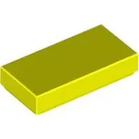 LEGO 1x2 Fliesen 3069 - 250 Stück Neon Gelb