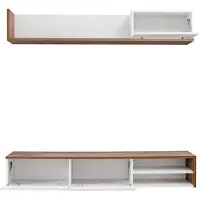 Xl Moebel Gmbh Wohnwand Wandregal Moderne Design TV-Ständer Wohnzimmer Einrichtung Neu