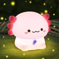 Sross LED Nachtlicht Nachtlicht Kinder, Stilllicht Dimmbar Silikon, Wiederaufladbar Kinderzimmer LED Nachtlicht Baby Dimmbar mit Timer.