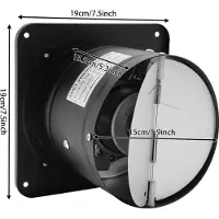 StarTech.com Abluftventilator - Wandmontage - 15 cm - 2800 U/min - Hochgeschwindigkeit - Küche & Bad - AC-Betrieb - Schwarz