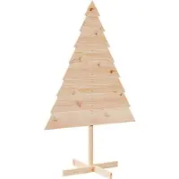 Syfax Weihnachtsbaum zum Schmücken 150 cm Massivholz