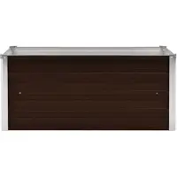 vidaXL "2026 Aktion"Garten-Hochbeet - CLORIS - Pflanzkasten - Braun 100 x 40 x 45 cm Verzinkter Stahl - DEMöbel8774366