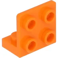LEGO Winkel: 25 Brackets 1x2/2x2, 90°, Orange