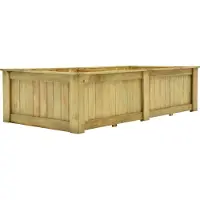 vidaXL "Rabatt" Garten-Hochbeet/Pflanzgefäß/Pflanzkübel - 196x100x50 cm Kiefernholz Imprägniert - Beete CC20232