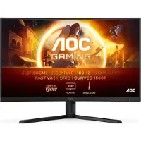 AOC Gaming Monitor, CQ32G4VE, 32 Zoll, Curved, QHD, 180Hz, 0.5ms, Fast VA Panel, Adaptive-Sync, HDR10