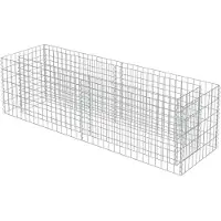 vidaXL "Winterschlussverkauf " Gabionen-Hochbeet Verzinkter Stahl 180×50×50 cm - NeuMöbel9946377