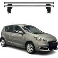 Menabo Dachträger Grundtäger für Renault Scenic mk3 2013-2016 FL 50kg Alu Silber