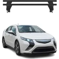 Menabo Dachträger Grundtäger für Opel Ampera 2011-2015 50kg Alu Schwarz 2 tlg