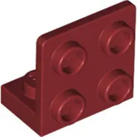 LEGO Winkel: 25 Brackets 1x2/2x2, 90°, Dunkelrot