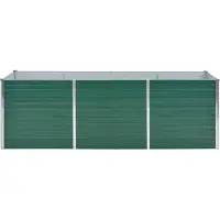 vidaXL "Winter Sale" Beete - Grün Garten-Hochbeet Verzinkter Stahl 240x80x77cm Grün DE4518760
