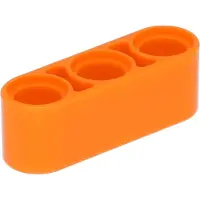 LEGO Technic Zubehör: 25 Stück Liftarm 1x3 Orange