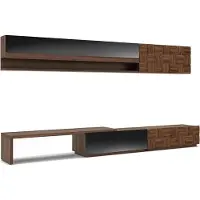 Xl Moebel Gmbh Komplett Wohnzimmermöbel Wohnwand TV-Ständer Wandschrank Designer 2x Wandregale