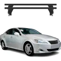 Menabo Dachträger Grundtäger für Lexus IS XE20 2005-2013 50kg Alu Schwarz 2 tlg