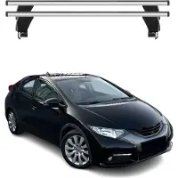 Menabo Dachträger für Honda Civic mk9 Schrägheck 2011-2017 50kg Alu Silber 2x
