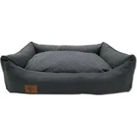 Odol-Plusz XL Hundebett Hundekissen Hundesofa Katzenbett 100x70 wasserdicht Graphit