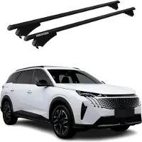 Omac Menabo Dachträger Grundtäger für Peugeot 5008 mk3 2024-25 75kg Alu Schwarz 2tlg