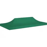 Prolenta Maison Exclusive - Partyzelt-Dach 6x3 m Grün 270 g/m²